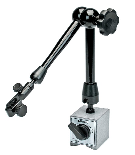 [SOPORTE MAGNÉTICO] Soporte Magnético Ref.7033B, con interruptor (on-off), Fuerza de amarre Vertical 600 N, ajuste fino +ó- 4°, Peso 1,75.