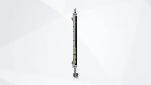 Indicador de Nivel Magnético, Marca Krohne, Modelo BM26A-1000, para aplicaciones básicas de líquidos, Condiciones de proceso hasta +200 °C (+392 °F) / 40 barg (580 psig), Indicación de nivel hasta 5,5 m / 18 pies (otras dimensiones bajo pedido), Producto para Importación, Entrega 16-18 Semanas.